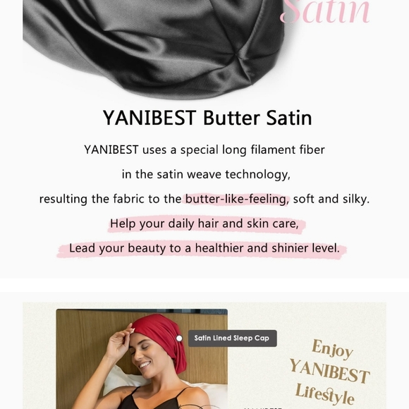 Chemo Cap - Navy - Picture 3 of 6